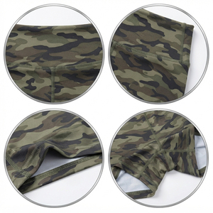 <b>Women</b> High Waist Camo Print Yoga <b>Shorts</b> Spandex Polyester Breathable Workout Compression <b>Shorts</b> Fitness Wear <b>Short</b> <b>Leggings</b> - Product Image 6