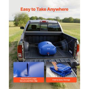 87.2 Gal Wear-Resistant 1000D PVC Soft Water Storage <b>Bladder</b> Collapsible Leakproof Camping Tank <b>Hydration</b> <b>Bladder</b> Bag - Product Image 6