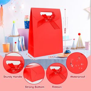 Set di 4 Sacchetti Regalo di Media Dimensione 7 X 4 X 10 Pollici con Manici per Feste, Compleanni, Matrimoni e Altre Occasioni - Product Image 3