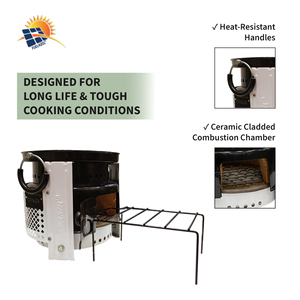 Estufa de Leña para Interiores/Exteriores, Estufa de Leña de Quema Limpia y Avanzada con Rápida Emisión de Calor, en Oferta por el Proveedor - Product Image 3