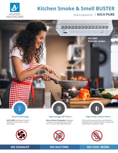 KichPure Ductless Chimney – No Ducting & No Civil Work Required. <b>Purifies</b> <b>Air</b> by Removing Smell, Smoke, Dust, Dangerous Gases - Product Image 1
