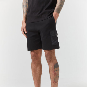 Conjunto Deportivo Masculino de Verano, 2 Piezas, Algodón, Camiseta de Manga Corta y Pantalones Cortos, Estilo Casual, Transpirable - Product Image 4