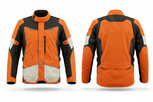 แจ็คเก็ตมอเตอร์ไซค์สีน้ำตาลเรียบหรู ทนทาน กันน้ำ ระบายอากาศได้ดี พร้อมอุปกรณ์ป้องกันอย่างดี - Product Image 4