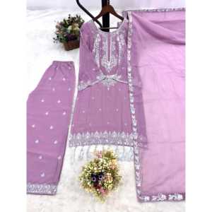 ชุดเสื้อท่อนบนและชุด Dupatta ชุดปาร์ตี้ดีไซเนอร์สำหรับผู้หญิง - Product Image 3