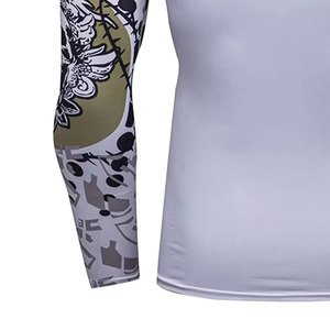 เสื้อคอมเพรสชั่นผู้ชายคุณภาพสูงรุ่นล่าสุด เสื้อคอมเพรสชั่นแขนยาวน้ำหนักเบาสำหรับผู้ชาย - Product Image 5