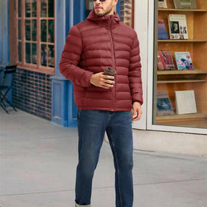 Chaqueta Acolchada Larga Personalizada para Hombre con Logotipo Frontal, Relleno Ligero y Suministro Directo de Fábrica con Etiqueta Privada - Product Image 6