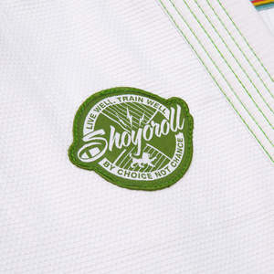 Kimono de Jiu Jitsu Brasileño BJJ Shoyorol RTS de Alta Calidad, 460 g/m², para Adultos, Color Negro, 100 % Algodón, Duradero, Transpirable, con Logotipo Personalizado en la Parte Delantera - Product Image 6