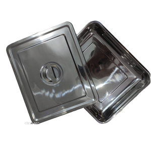 Best cheap Price Steel Surgical Instrument Tray with Lid Manual Hollowware Instruments by <b>Blush</b> surgical - Product Image 2