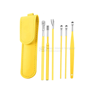 ชุดทำความสะอาดหู SAAR GLOBAL SURGICAL SGS-1506 ทำจากสแตนเลส สีเหลือง เป็นมิตรกับสิ่งแวดล้อม ใช้ซ้ำได้ พกพาสะดวก สำหรับดูแลขี้หูด้วยตนเอง - Product Image 5
