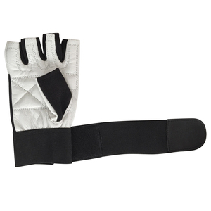 Gants de fitness en cuir synthétique demi-doigts avec logo personnalisé, respirants, pour entraînement quotidien, pour la musculation, pour hommes - Product Image 2