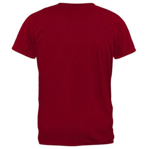 Men's Red <b>Geometric</b> Pattern Short Sleeve T-<b>Shirt</b> Regular Fit O-Neck Casual Jersey Print Top - Product Image 2