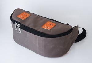 Sac à appareil photo rétro en cuir et toile, étanche, antichoc, pour voyage et photographie, sac messager à fermeture éclair LCCB-0015 - Product Image 2