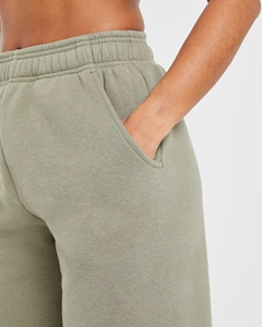 <b>Summer</b> Casual Baggy <b>Trousers</b> Loose Pants 100% Cotton Solid Color Sweatpants OEM Service Available Women Jogger Pant - Product Image 6