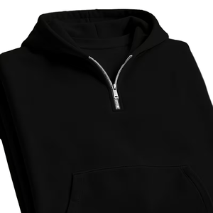 Sweat à capuche zippé pour homme de qualité supérieure, durable, prix de gros, coupe classique, couleur unie, pull décontracté en molleton 100% coton - Product Image 2