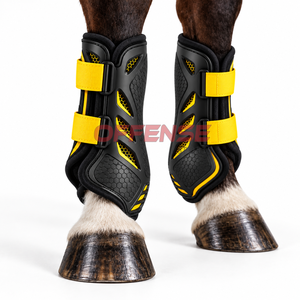 Bottes de brossage pour chevaux conçues avec des matériaux légers, une doublure douce et des fermetures réglables pour l'exercice quotidien et l'utilisation en écurie. - Product Image 5
