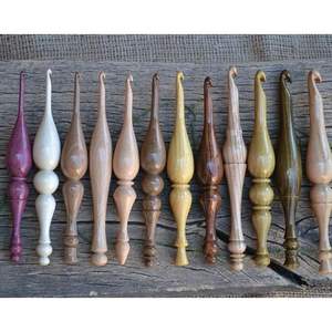 Premium Professional Crocheting <b>Set</b> Wooden and Resin <b>Crochet</b> <b>Hook</b> for Needlework - Product Image 3