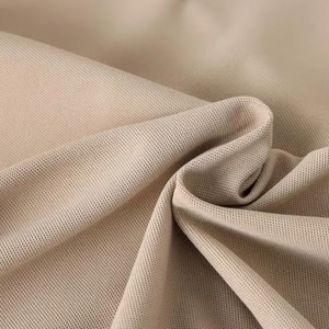 Men's Khaki <b>Half</b> Sleeve for <b>Shirt</b> Pique Fabric 100% Cotton Breathable Casual Style Regular Fit Solid Color <b>Button</b> Design 240g - Product Image 4