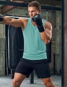 <b>Men</b>’s <b>Crop</b> Tank <b>Top</b> OEM Manufacturer | Custom Sleeveless Workout Tank <b>Tops</b> | Wholesale Gym Fitness Bodybuilding Running Training - Product Image 3