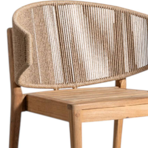 <b>Dining</b> <b>Table</b> Set Six Seater <b>Chair</b> <b>with</b> Teak Wooden Frame Material and Minimalist Design for Home Furniture Decoration - Product Image 6