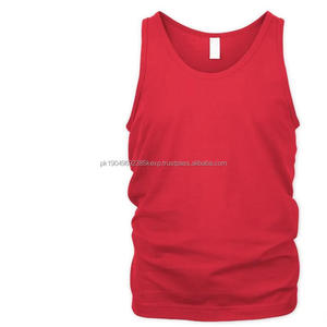 เสื้อกล้ามออกกำลังกายผู้ชาย เสื้อกล้ามผ้าฝ้ายริบบ์ เสื้อยืดแขนกุด เสื้อกล้ามผู้ชาย - Product Image 5