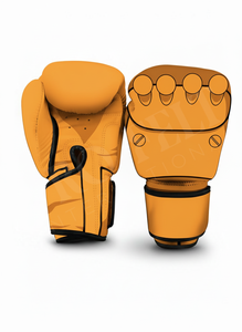 Guantes de Boxeo Deportivos de Piel Sintética, Color Liso Personalizado, con Soporte Acolchado para Muñeca, Duraderos, para Kickboxing, OEM - Product Image 3