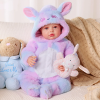 Poupées Reborn Babeside Carina de 20 pouces, Nouvelle Arrivée 2026, Mini Jouet pour Filles, Grands Yeux, Peau Blanche, Corps en Tissu, Réaliste, Combinaison Lapin