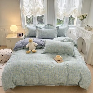 Parures de couette 100% coton, hypoallergéniques, respirantes, lavées, personnalisées - Product Image 3