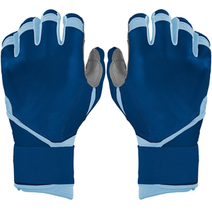 Gants de frappeur de baseball en cuir vintage professionnels personnalisés, thermiques, unisexes, avec sangle, légers, respirants, à manchette longue - Product Image 1