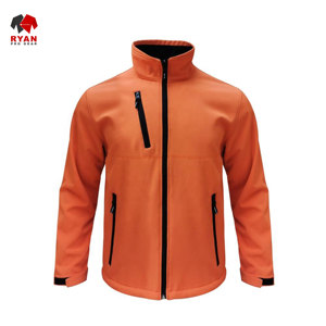 แจ็คเก็ตซอฟต์เชลล์แบบมีซิปสำหรับผู้ชาย ดีไซน์สั่งทำพิเศษจาก Ryan Pro Gear พร้อมโลโก้สั่งทำ สีพื้น - Product Image 6