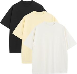 Camiseta de corte cuadrado personalizada con logo para hombre, 250 g/m², algodón 100% de alto gramaje, estilo oversize y corte crop para hombre - Product Image 2