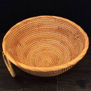 100% Handmade Extra <b>Small</b> Boho Style Rattan Storage <b>Basket</b> Home Laundry Wholesale Clothing Organizer - Product Image 2