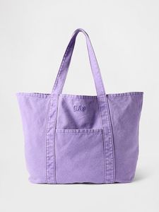 Bolsa de compras de lona de algodón lavado beige al por mayor, de gran capacidad, con bolsillo frontal, para compras, playa, viajes. - Product Image 2