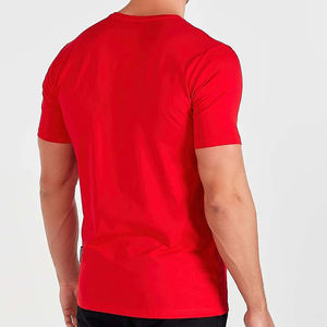 Camisetas Deportivas de Manga Corta para Hombre, Transpirables, de Spandex/Poliéster, Color Sólido, a la Moda, MOQ Bajo - Product Image 6