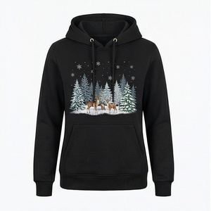 เสื้อฮู้ดคริสต์มาส 3 มิติ สำหรับผู้ชาย ผู้หญิง สวมใส่ได้ทั้งเด็กชาย เด็กหญิง ลายหัวกะโหลก แฟชั่นต้อนรับปีใหม่ เสื้อกันหนาวแบบสวมหัว ปรับแต่งได้ - Product Image 1