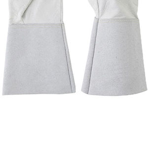Gants de soudage TIG réutilisables en peau de chèvre anti-coupure, résistants à la chaleur, longs, pour le soudage TIG et les travaux de construction - Product Image 6