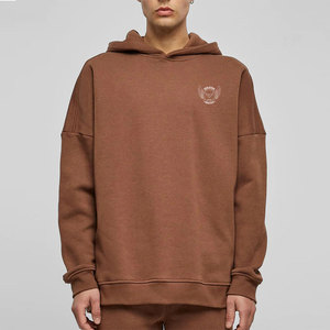 Sudadera con capucha extragrande de estilo urbano para hombre, tela suave, corte holgado para clima fresco - Product Image 1