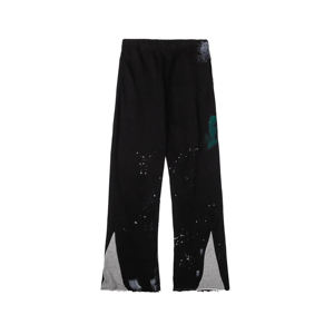 Pantalon évasé pour homme avec logo personnalisé, tailles M-4XL, coupe droite, jambe large, style streetwear, décontracté et ample - Product Image 1