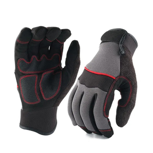 Gants de sport personnalisés avec logo imprimé pour mécaniciens, prix d'usine, gants tactiques antidérapants en cuir microfibre, gants de mécanicien robustes - Product Image 1