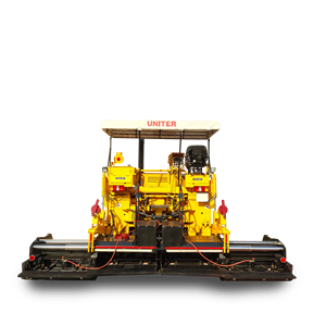 เครื่องปูยางมะตอยคุณภาพสูงยี่ห้อ UNITER ENGINEERING พร้อมเครื่องยนต์ FPT ปั๊มไฮดรอลิก KYB และรัศมีการเลี้ยวสั้น - Product Image 1