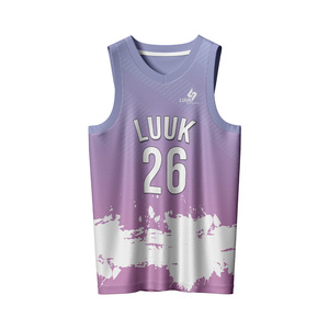 Ensemble short et maillot de basket-ball de haute qualité, col en V, sans manches, respirant, en maille, pour adultes, toutes saisons - Product Image 3