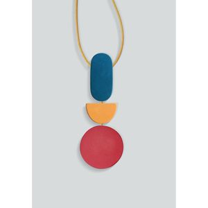 Collar de Cuentas de Madera y Resina Hecho a Mano, Joyería de Moda Única para Niñas, Mujeres y Regalos, Suministros para Abalorios - Product Image 3