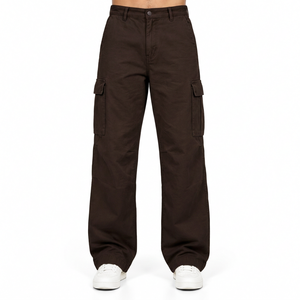 Fournisseur de pantalons cargo à poches à rabat, pantalons cargo délavés, pantalons cargo noirs pour les détaillants de vêtements - Product Image 3