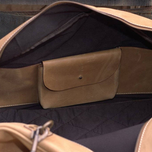 Sac de voyage unisexe léger en gros, sac de sport et de gym personnalisé, imperméable, durable, en cuir PU avec fermeture éclair - Product Image 6