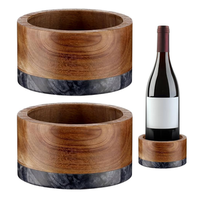Royal Wood <b>Wine</b> Bottle Coaster <b>Wine</b> Bottle Coaster Kitchen Accessories Wood <b>Wine</b> Coaster Wholesale Price - Product Image 6