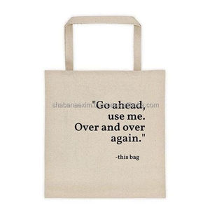 Reusable Grocery Blank Canvas Cotton Tote <b>Bag</b> Wholesale Eco-Friendly Custom Logo Printed Supermarket Gift Storage Clothes <b>Bag</b> - Product Image 1