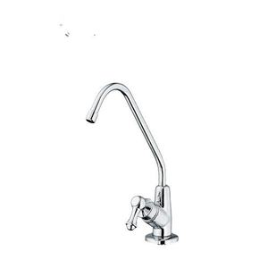 Fournisseur de robinets filtrants à col de cygne incurvé pour eau potable purifiée par osmose inverse (RO) pour comptoir de cuisine taïwanaise - Product Image 1