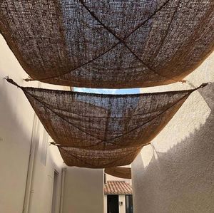 Eco-friendly Natural Coir Shade Sail <b>For</b> Patio & Pergola | UV Protection Organic Coir Mesh <b>Screen</b> - Product Image 5