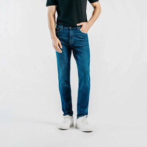 Jeans personnalisés OEM, mode, longueur intégrale, style hip-hop, taille basse, baggy, jeans amples pour hommes, pantalons en denim pour garçons - Product Image 2