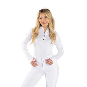 Women Equestrian Riding Shirt Breathable <b>Long</b> <b>Sleeve</b> Stretch Fit Sports Top for Training and Competition Use - Product Image 1