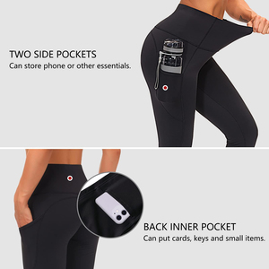 High Waist Solid Color <b>Leggings</b> <b>Women</b> Full Length Stretch Breathable Yoga Pants Sporty Activewear Seamless Knitted Fit - Product Image 4